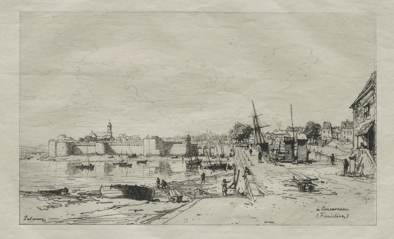 À Concarneau (Finistère) door Maxime Lalanne