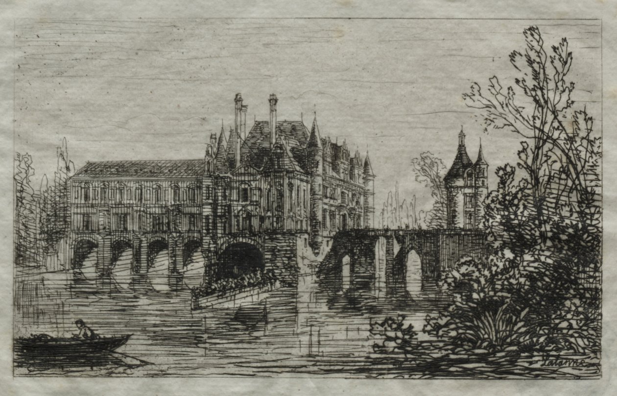Kasteel van Chenonceau door Maxime Lalanne
