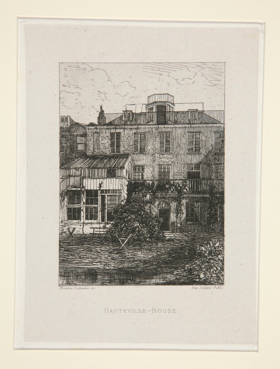 Hauteville-House, pl. 2 uit de suite Chez Victor Hugo (Victor Hugo) door Maxime Lalanne