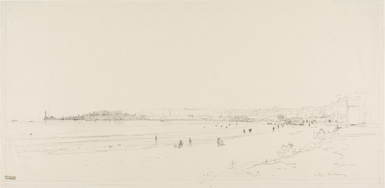 Het strand van Royan door Maxime Lalanne