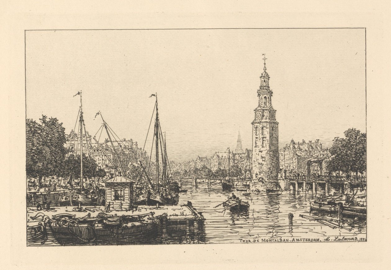 Toren van Montalban, Amsterdam door Maxime Lalanne