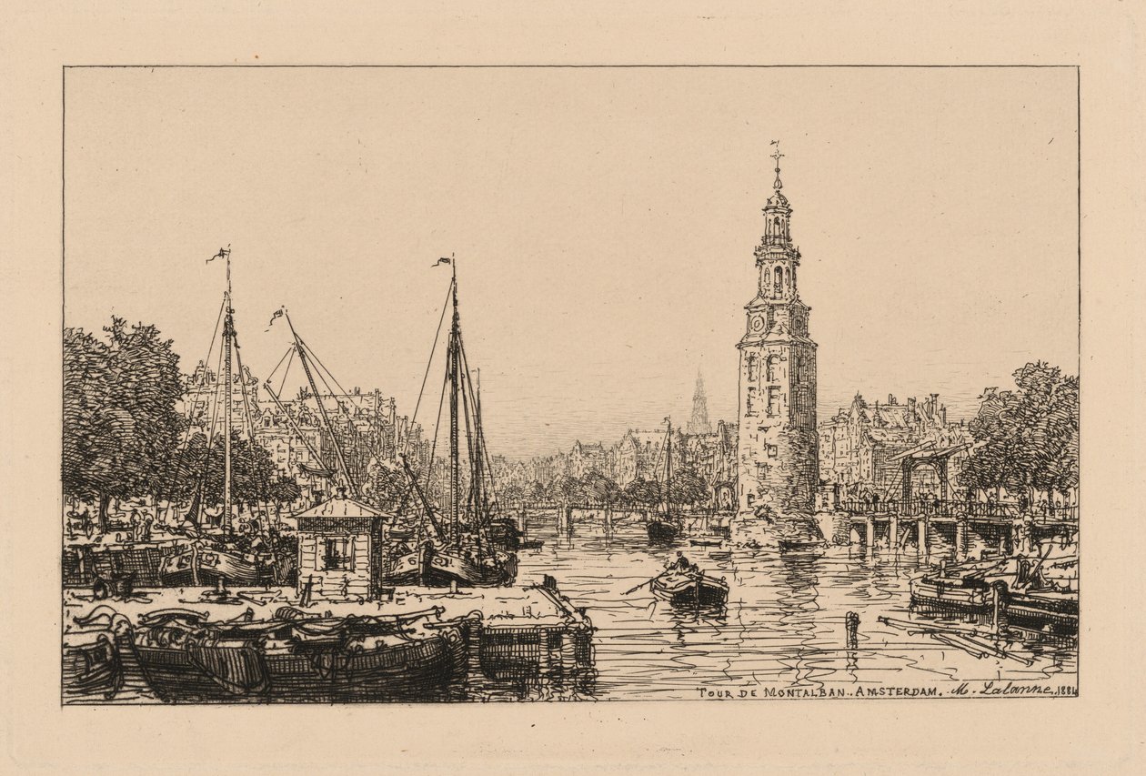 Toren van Montalban, Amsterdam door Maxime Lalanne