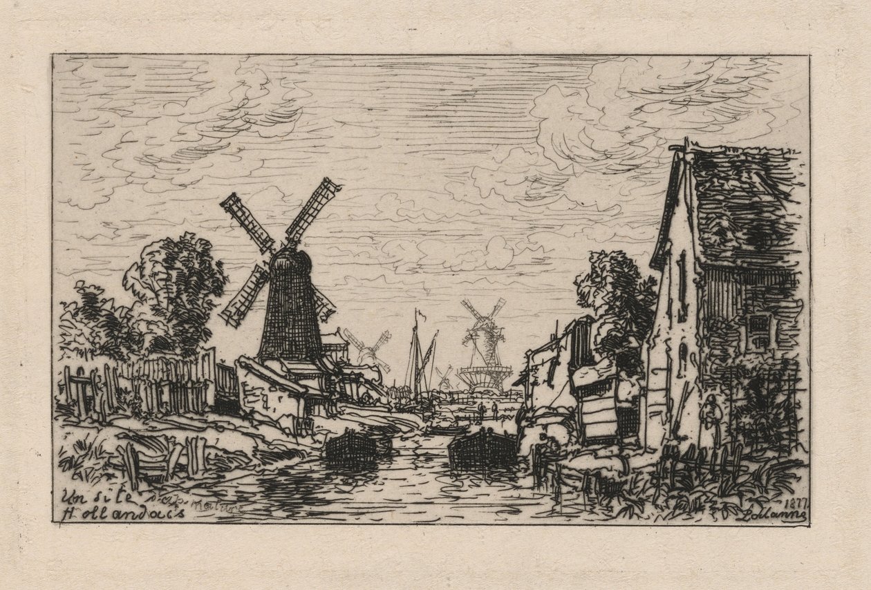 Een Hollands gezicht, Zaandam door Maxime Lalanne