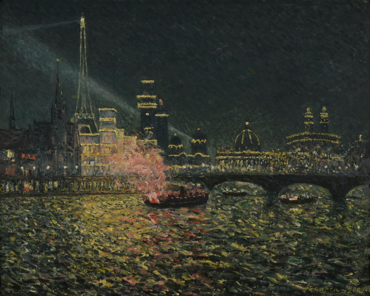 Féerie nocturne: Exposition universelle 1900, 1900 door Maxime Maufra