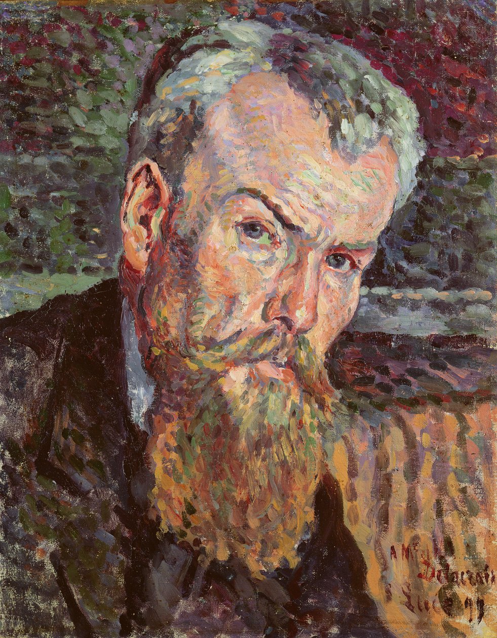 Portret van Henri Edmond Cross (1856-1910) 1898 (detail) door Maximilien Luce