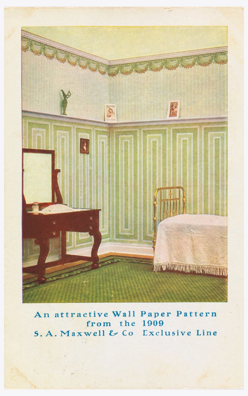 Ansichtkaart, Handelskaart Advertentie door Maxwell and Co. S.A.