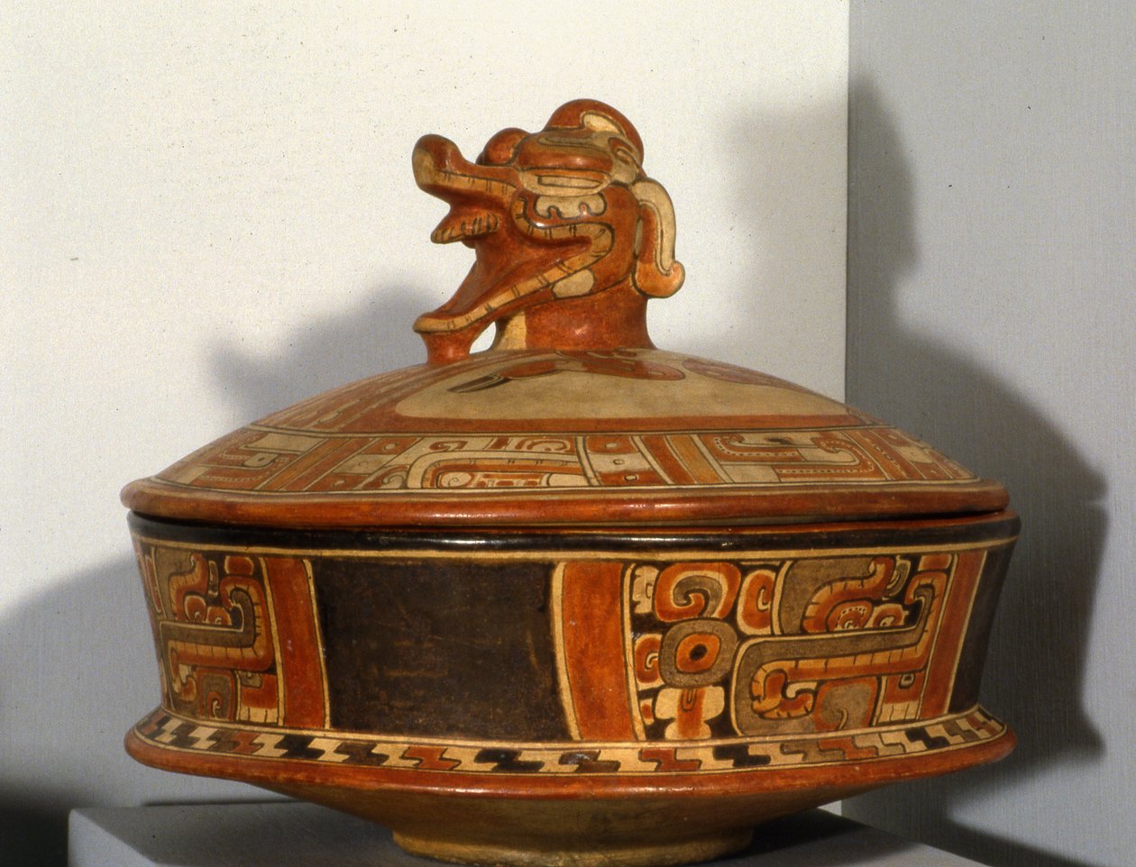 Begrafenisvaartuig, Mundo Perdido, Vroege Klassieke Periode 300-600 AD door Mayan