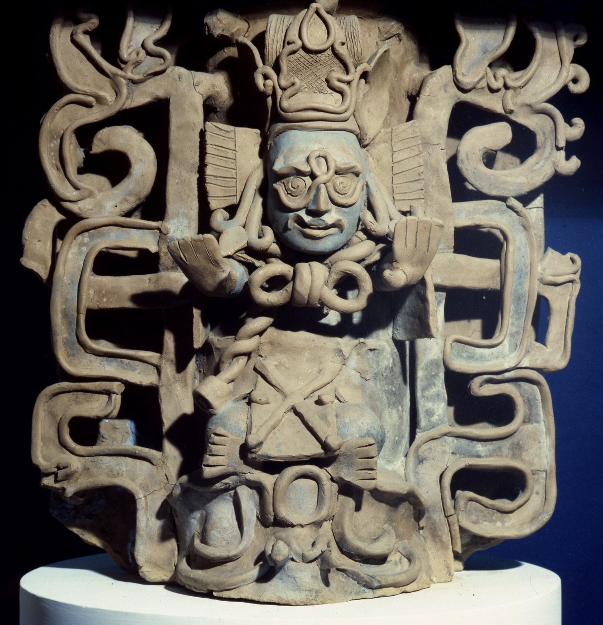Funeraire Urn uit Tapijulapa, Tabasco (terracotta) door Mayan