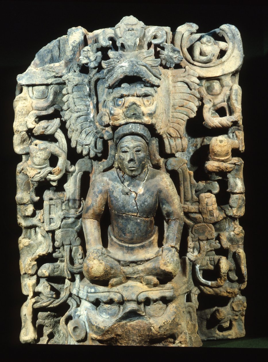Begrafenisurn uit Teapa, Tabasco door Mayan