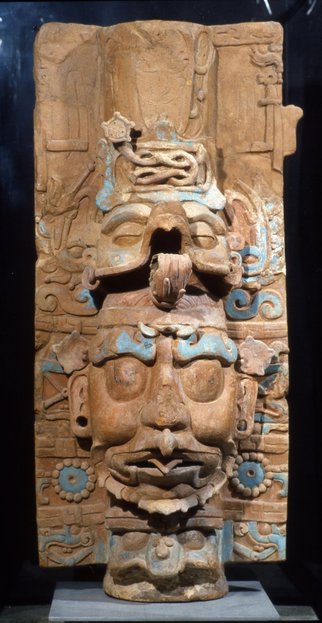Palenque, wierookbrander, Late Klassieke Periode, 600-900 AD (terracotta) door Mayan