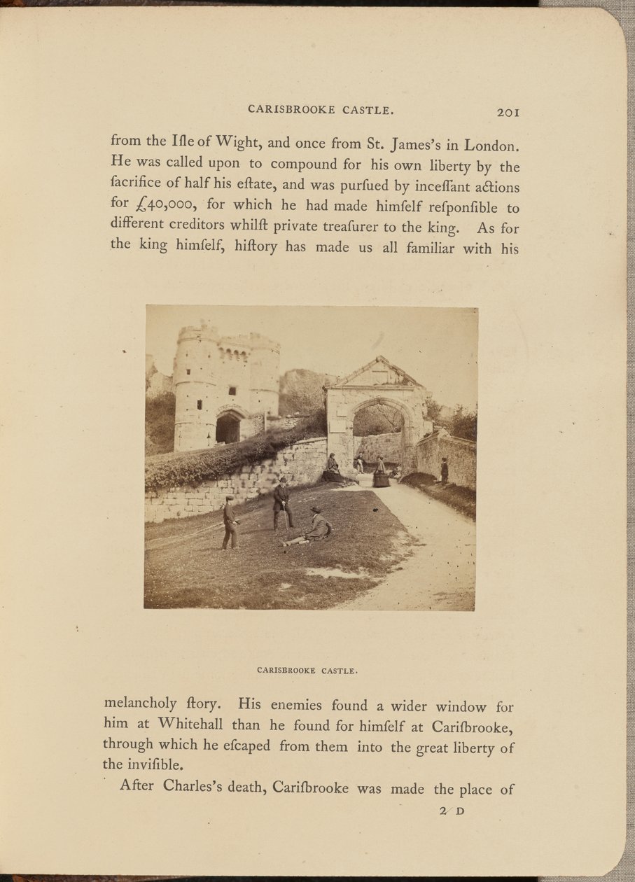 Kasteel Carisbrooke; Algemeen overzicht door McLean and Melhuish