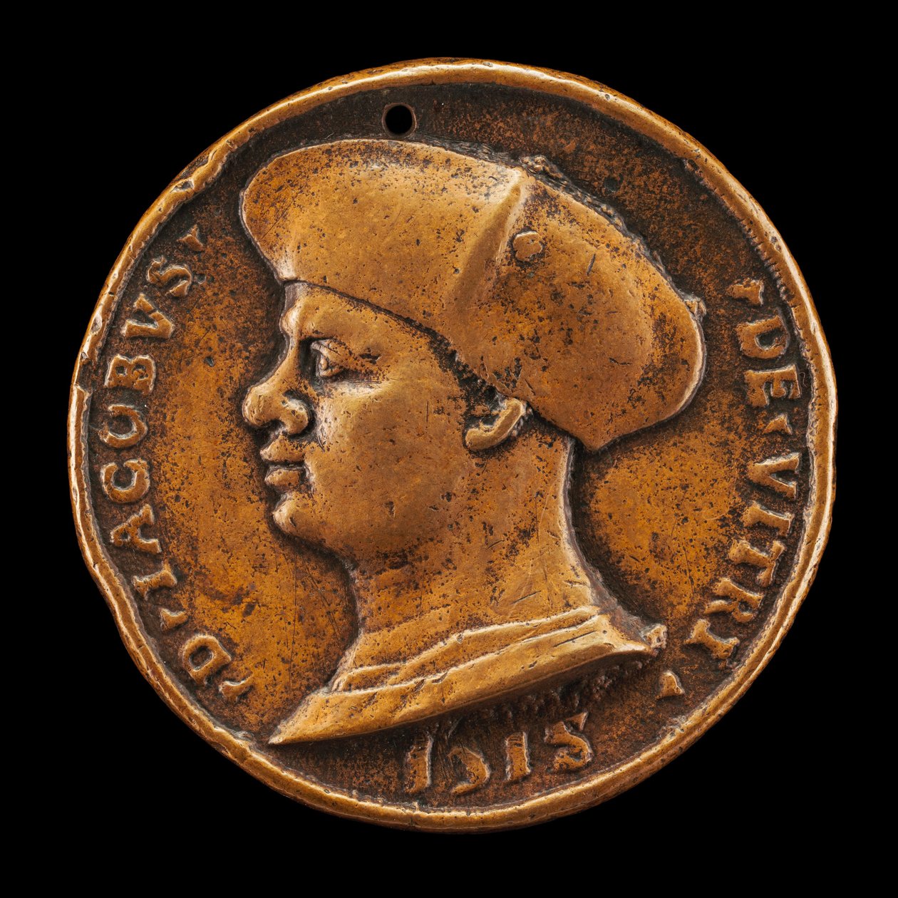 Jacques de Vitry-La Lière, overleden 1515, Kanunnik, Decaan en Kanselier [voorzijde] door Medallist of 1518