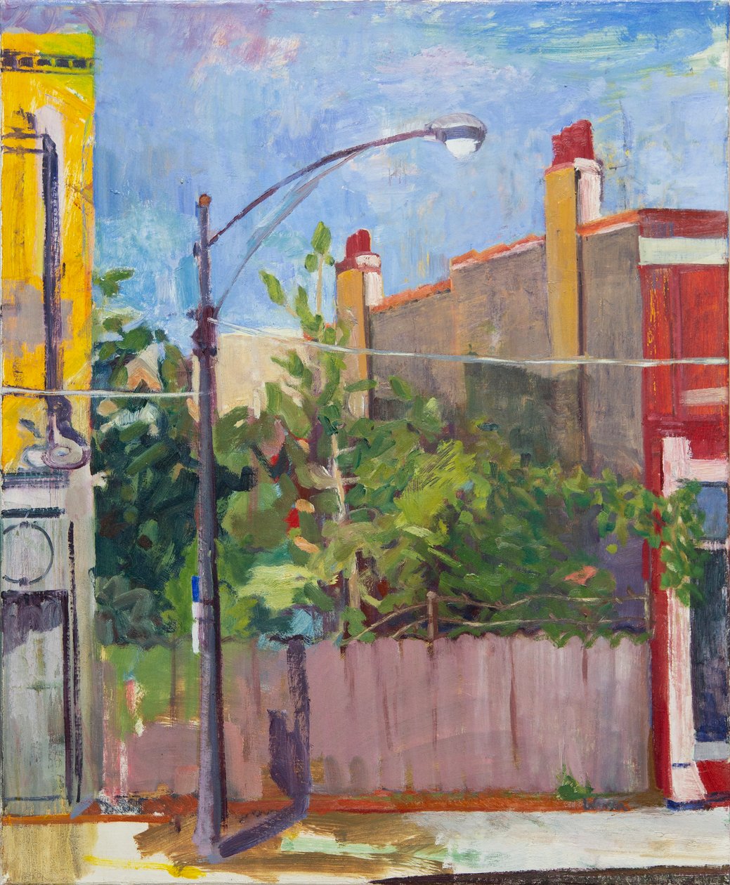 Eden op Grand Avenue, 2007 (olieverf op doek) door Megan Williamson