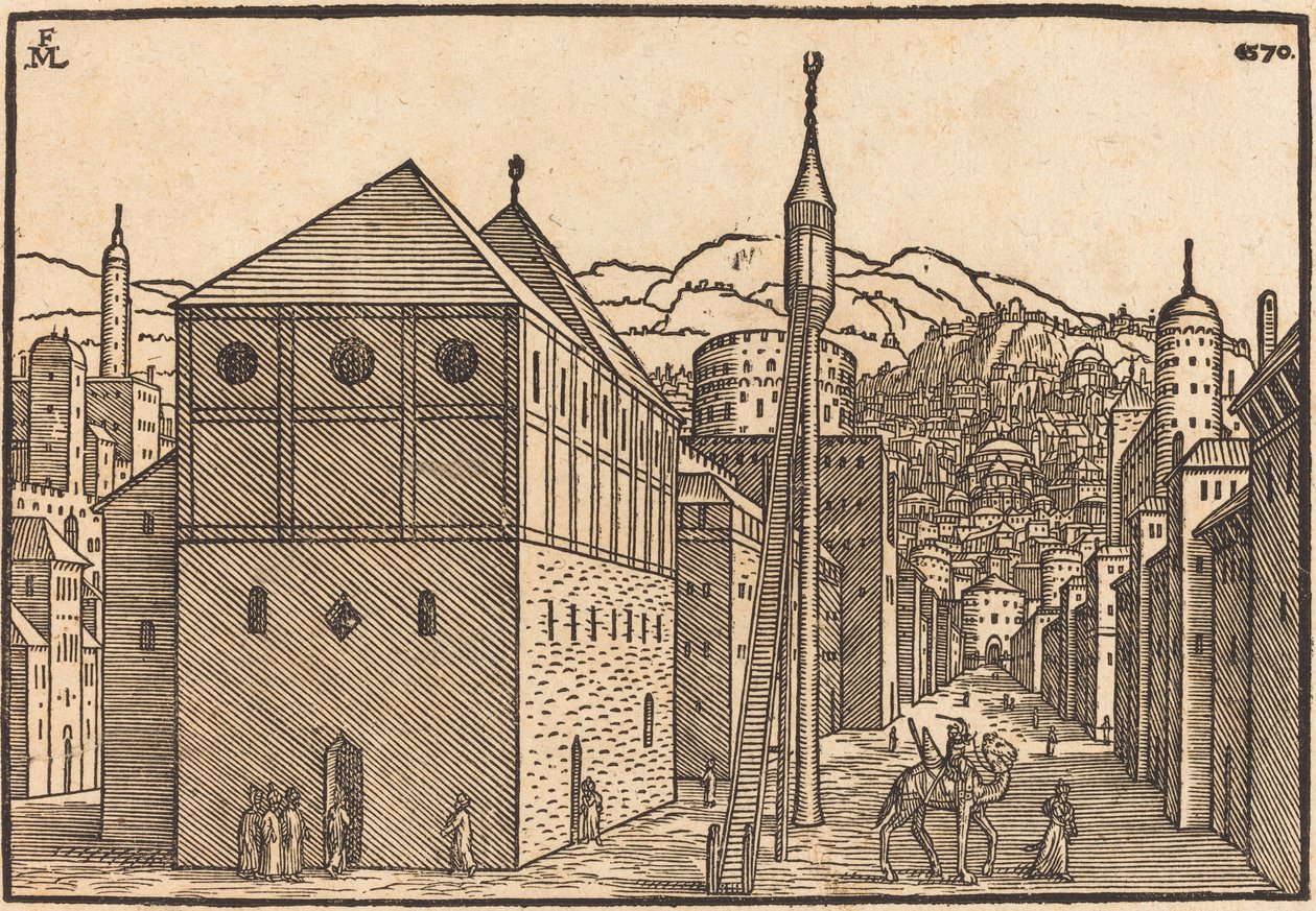 Turkse stad door Melchior Lorch