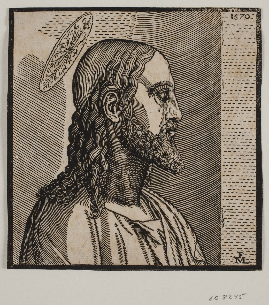 Portret van Christus door Melchior Lorck