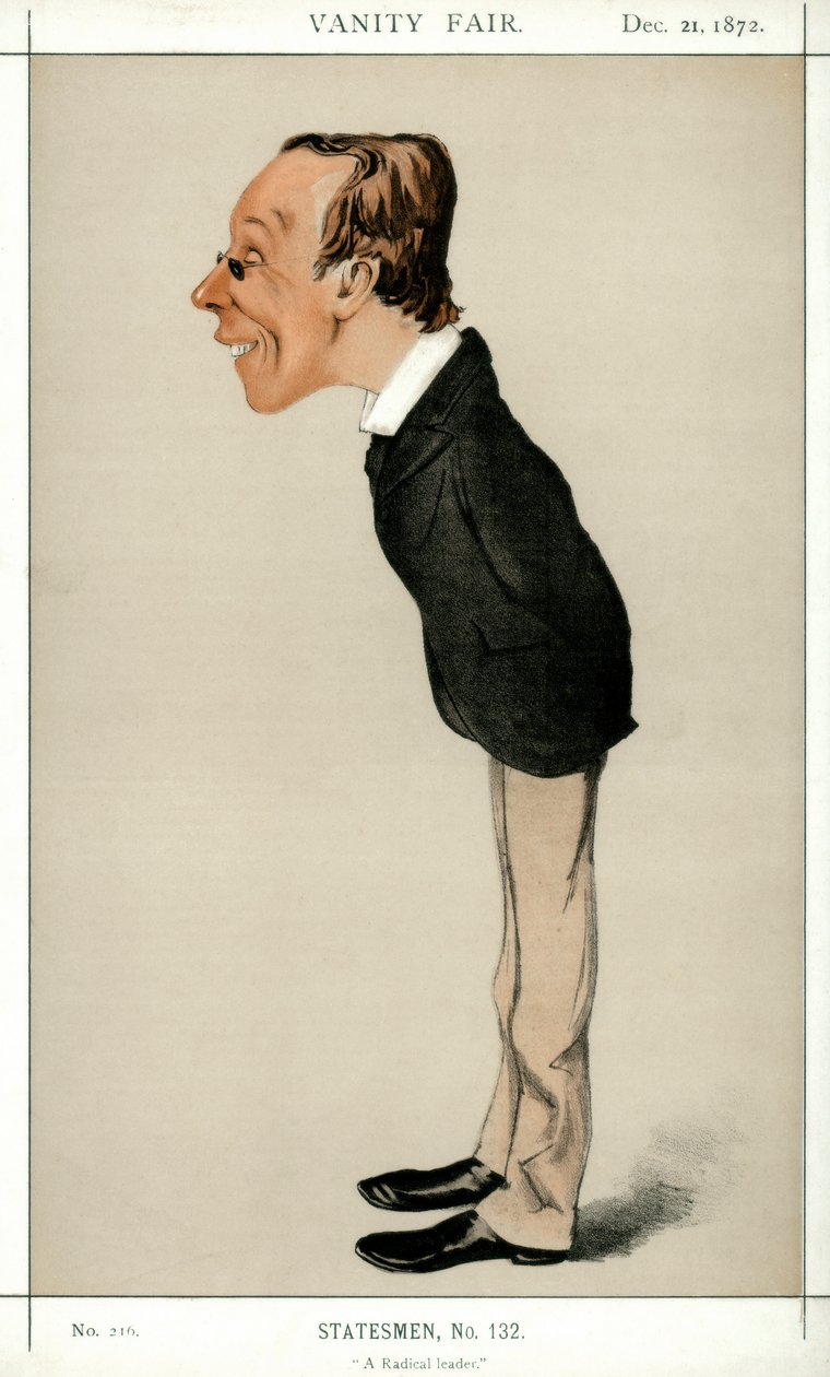 Een Radicale Leider, Henry Fawcett MP, Britse politicus en econoom door Melchiorre Delfico