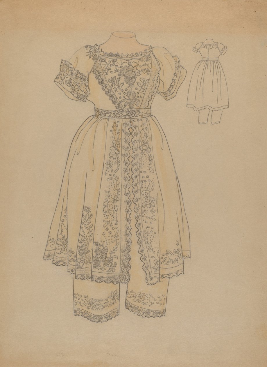 Kinderjurk, ca. 1936 door Melita Hofmann