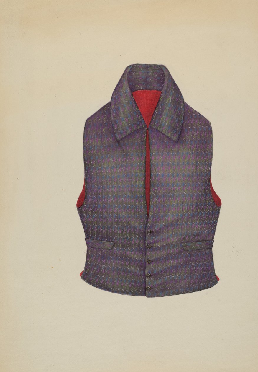 Vest, ca. 1937 door Melita Hofmann