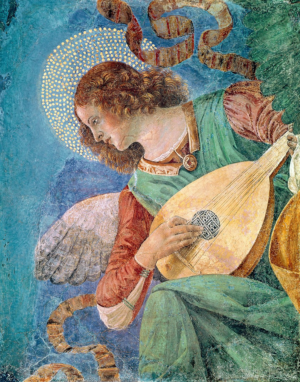Engel Muzikant door Melozzo da Forli