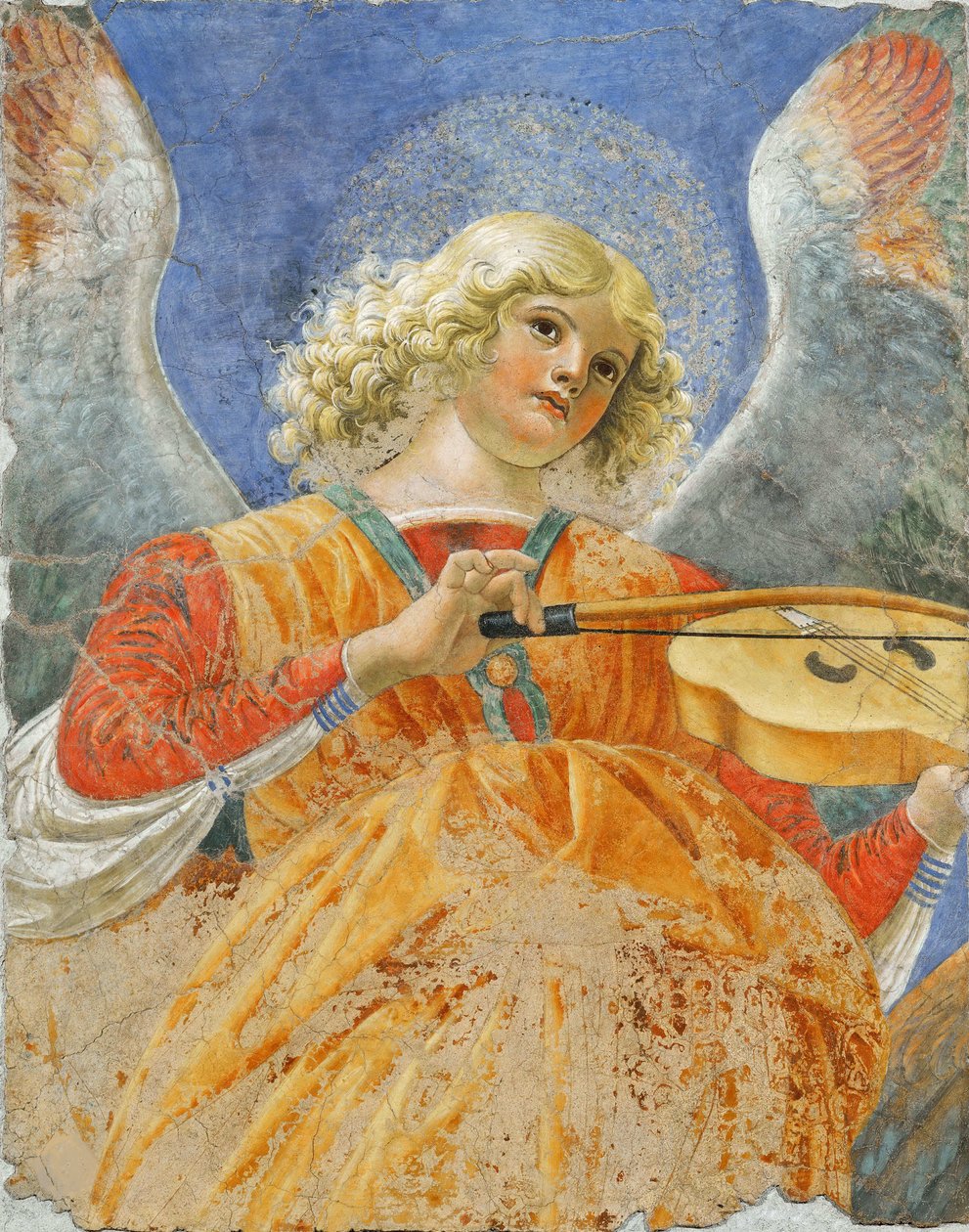Muzikant engel door Melozzo da Forli, ca. 1480 door Melozzo da Forli