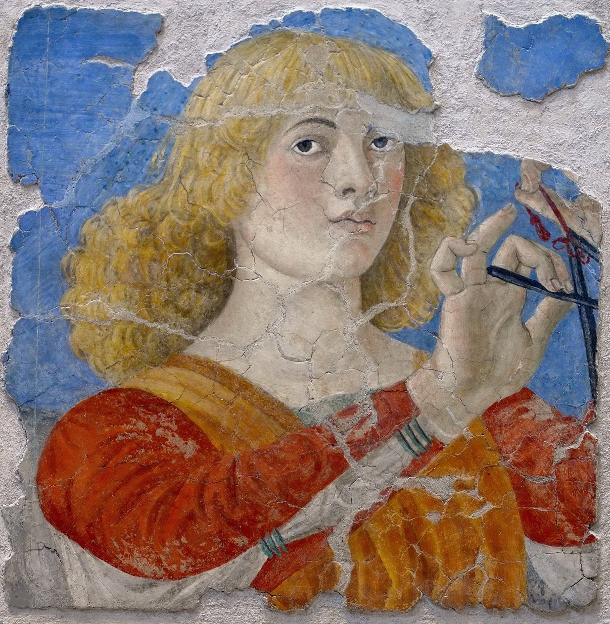 Muzikant engel door Melozzo da Forli, ca. 1480 door Melozzo da Forli