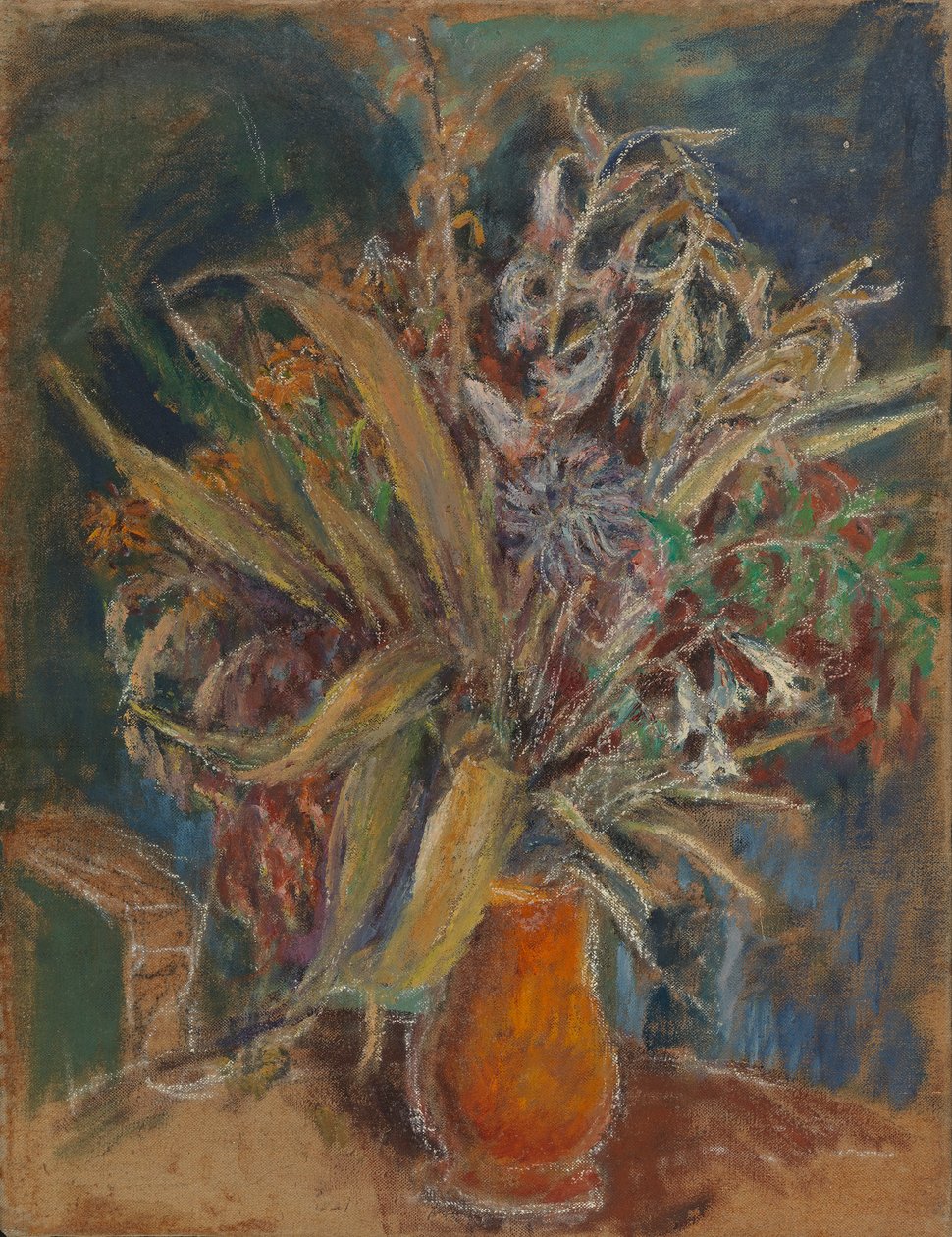 Bloemen in een vaas door Meri Genetz