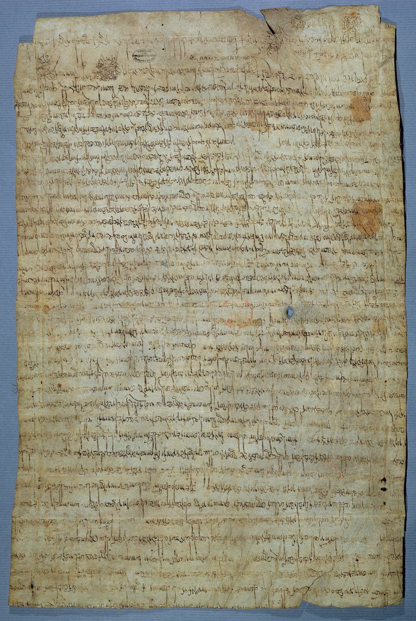 Document geschreven door Wadomir en zijn vrouw, Ercamberta door Merovingian