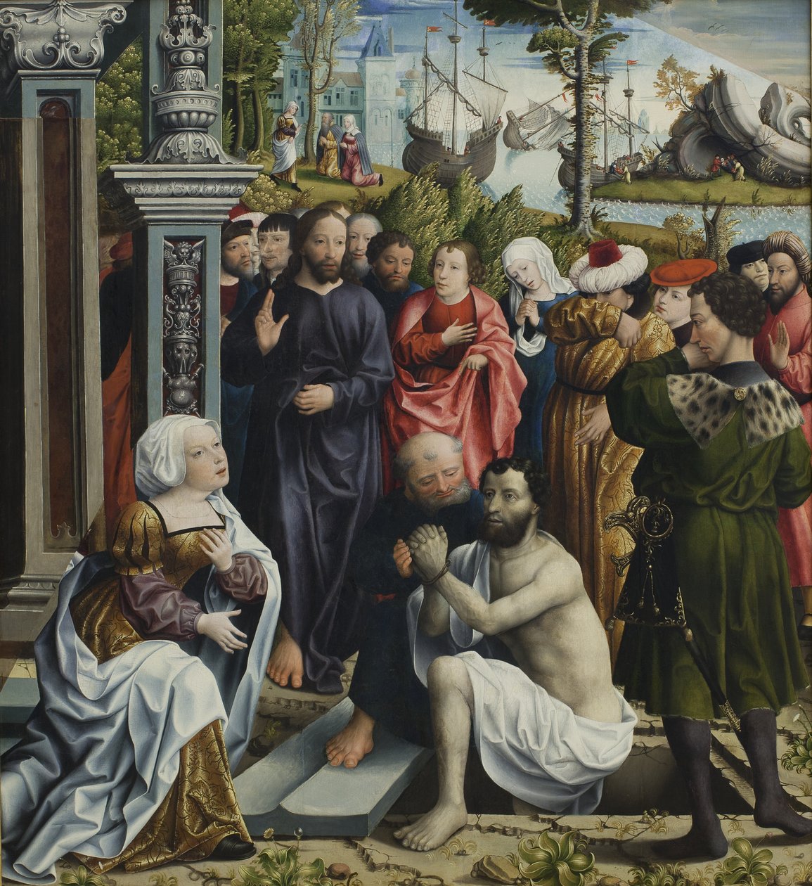 De opwekking van Lazarus door Mesteren for Skt. Maria Magdalena Legenden