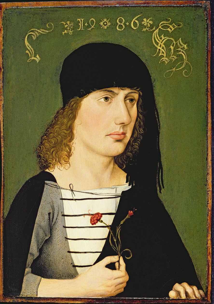 Een jonge man, 1486 door Michael Wolgemut or Wolgemuth