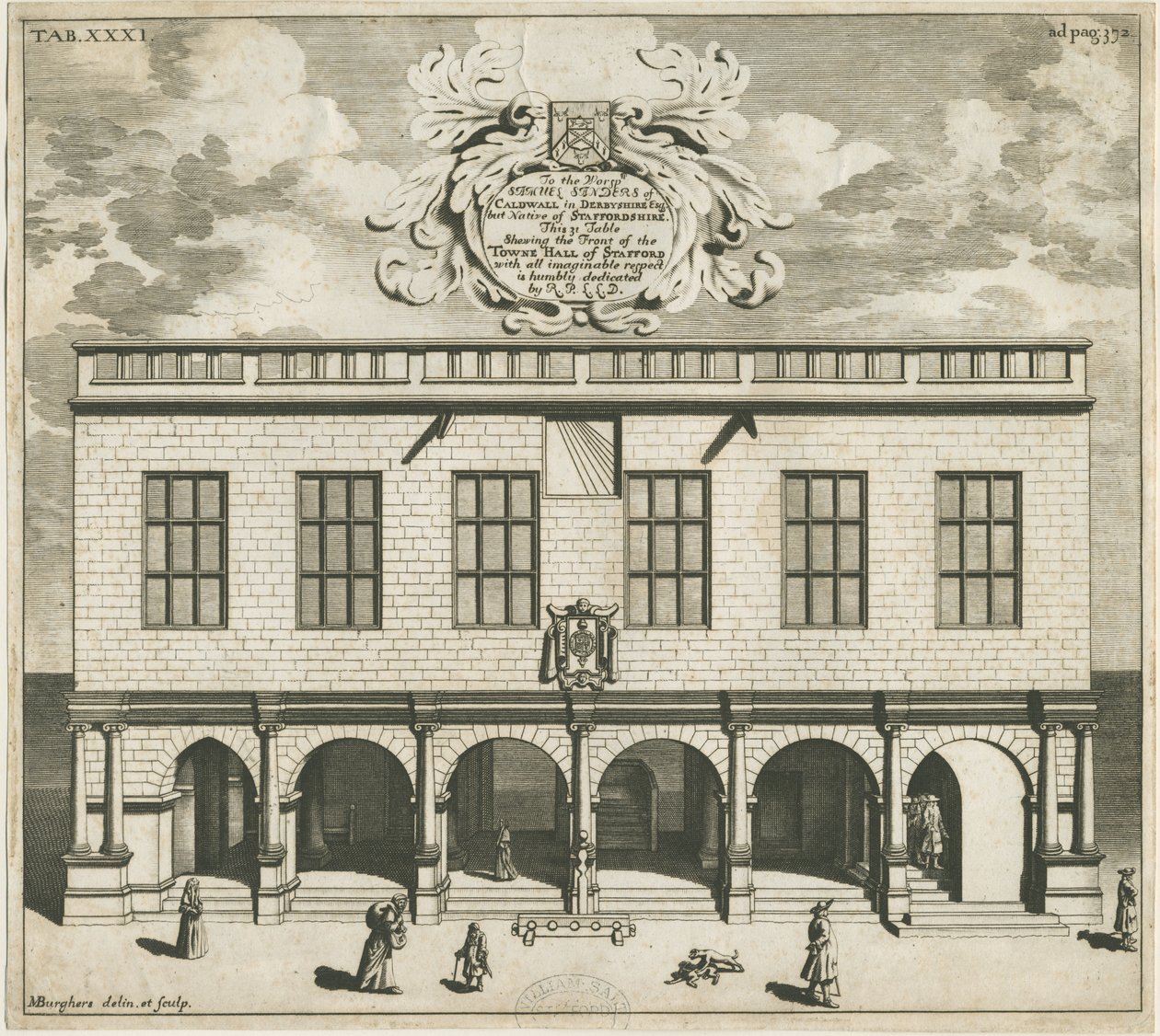 Stafford - Shire Hall door Michael Burghers