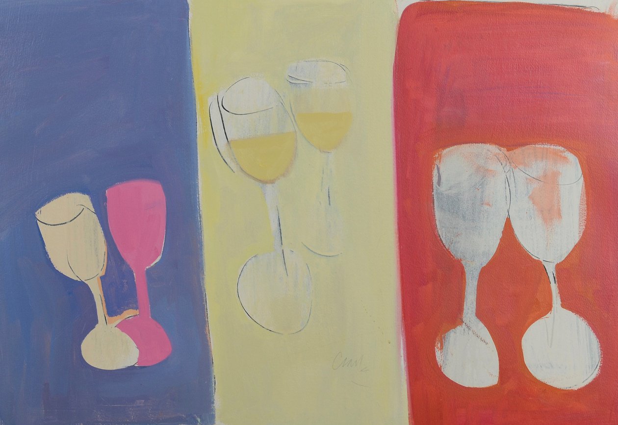 Herinneringen aan Frankrijk, 2016 (gemengde techniek) door Michael G. Clark