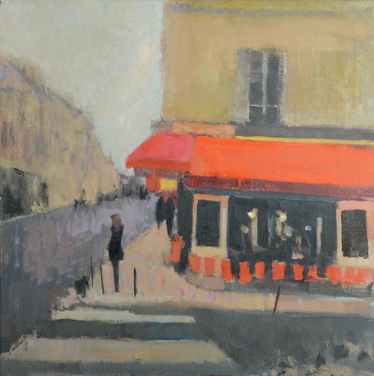 Parijs, 3e arrondissement, 2015 (olieverf op linnen) door Michael G. Clark