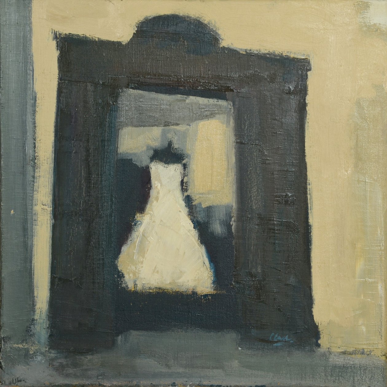 Bruidsjurk Turijn, 2017 (olieverf op linnen) door Michael G. Clark