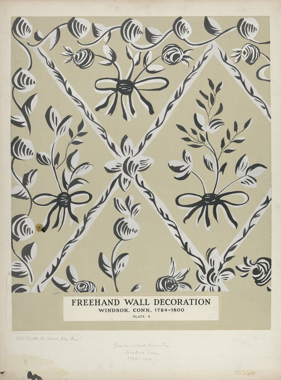 Vrije handdecoratie, ca. 1939 door Michael Lauretano