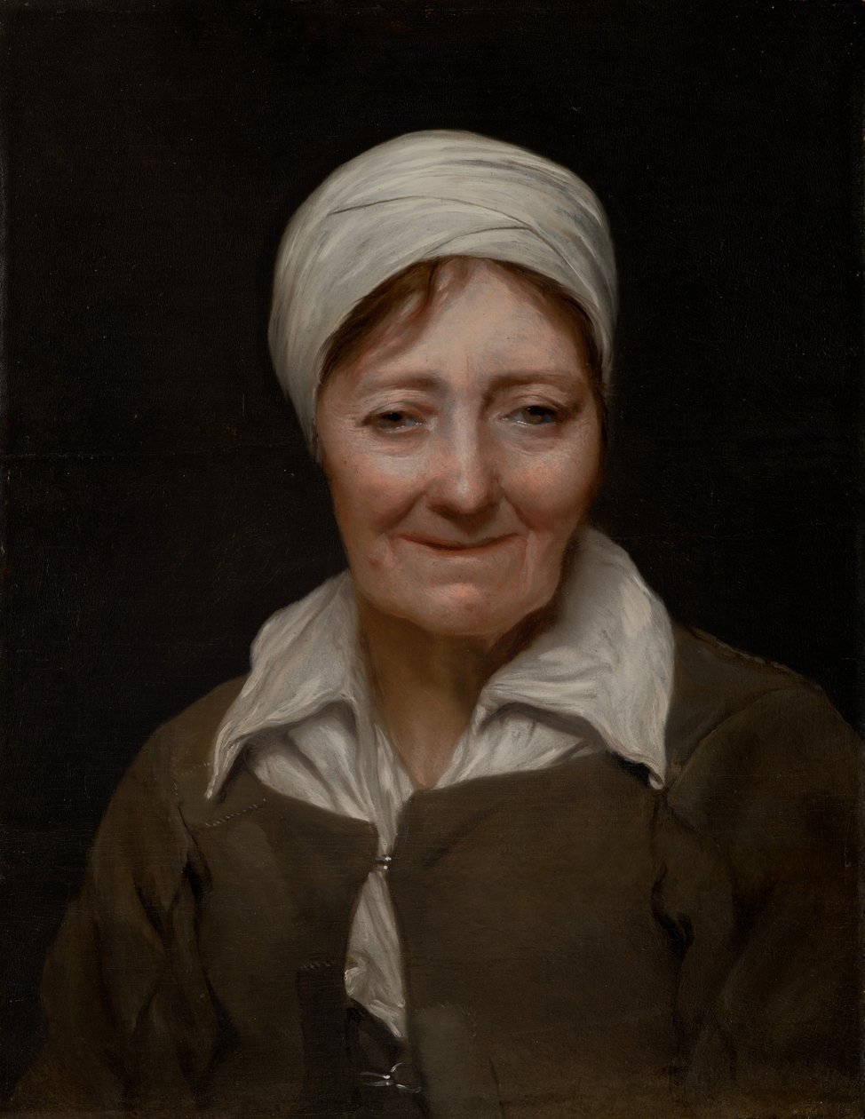 Hoofd van een vrouw door Michael Sweerts