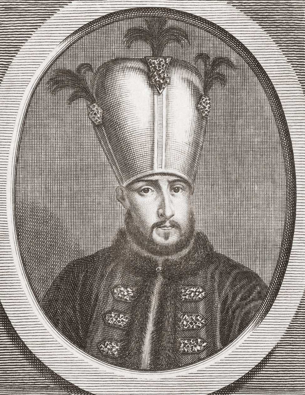 Ahmed III, Sultan van het Ottomaanse Rijk door Michael van der Gucht