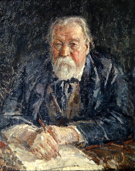 Portret van de componist Michail Ippolitov-Ivanov, 1934 door Michail Fyodorovich Shemyakin