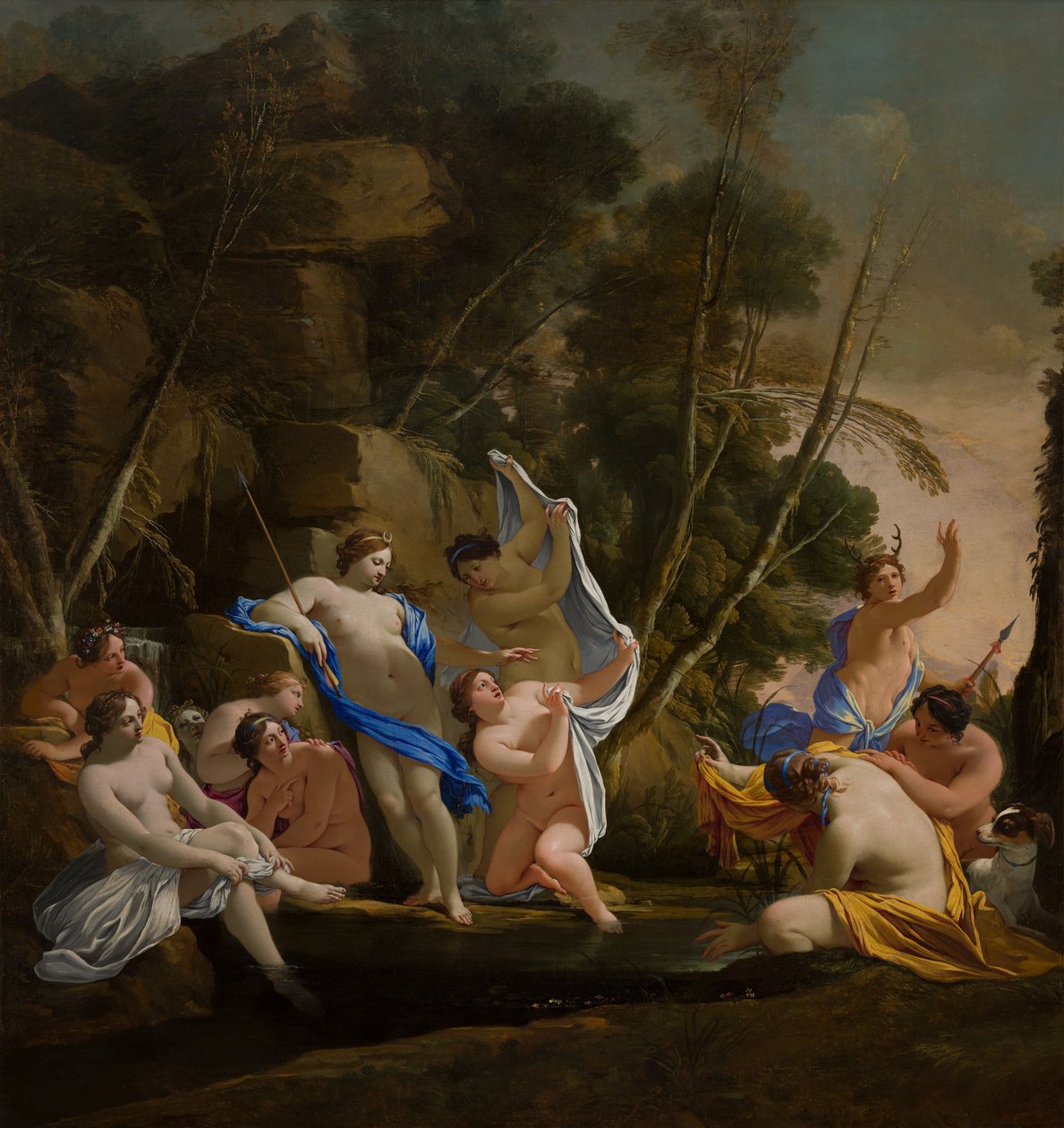 Diana en Actaeon door Michel Dorigny