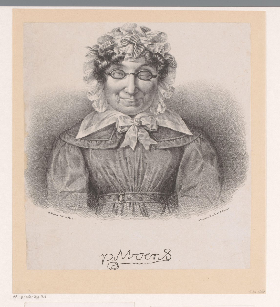Portret van Petronella Moens door Michel Mourot