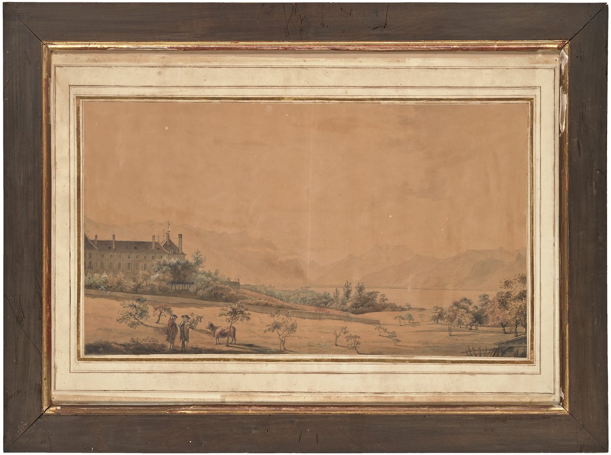 Een van vier uitzichten op Le château d
