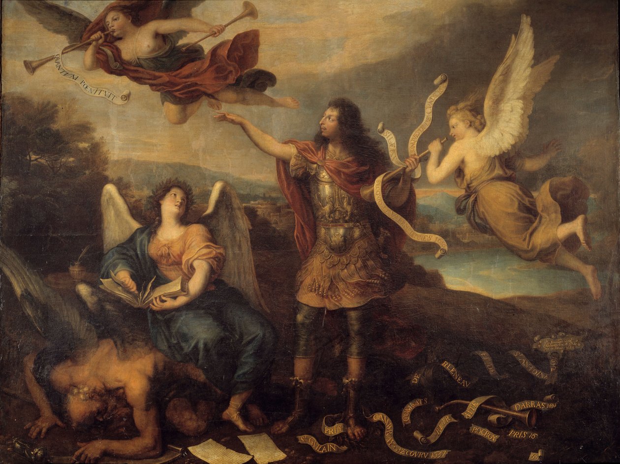 Berouw. Allegorie voor Prins Lodewijk II van Bourbon-Conde, bekend als de Grote Conde (1621-1686) door Michel des Gobelins Corneille