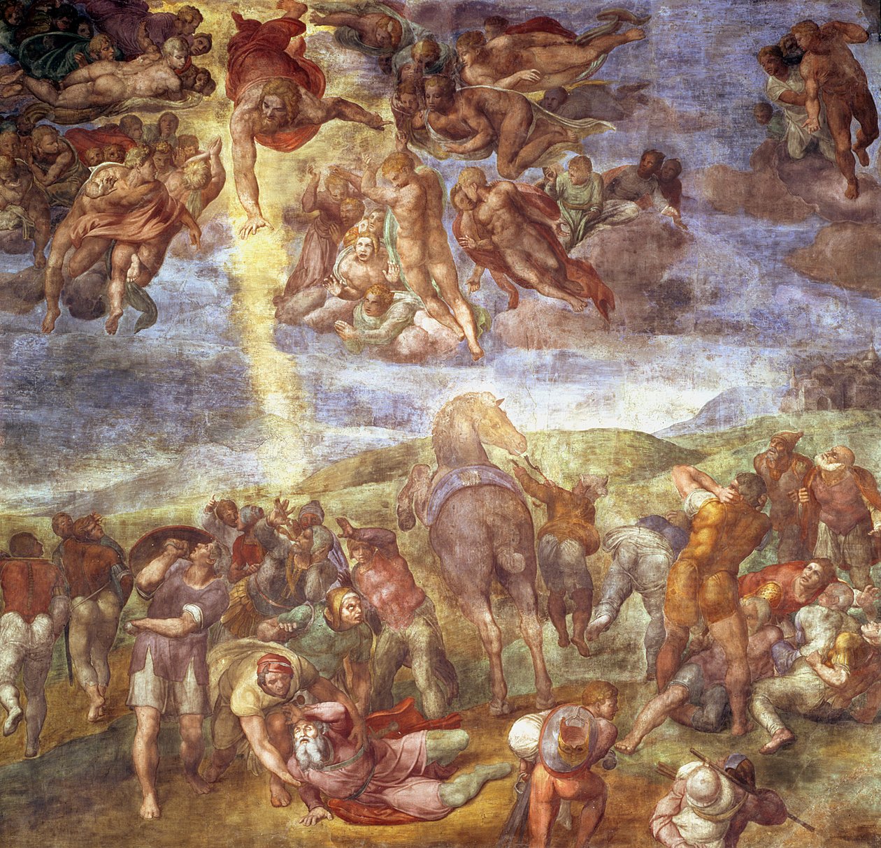 Bekering van Sint Paulus door Michelangelo Buonarroti