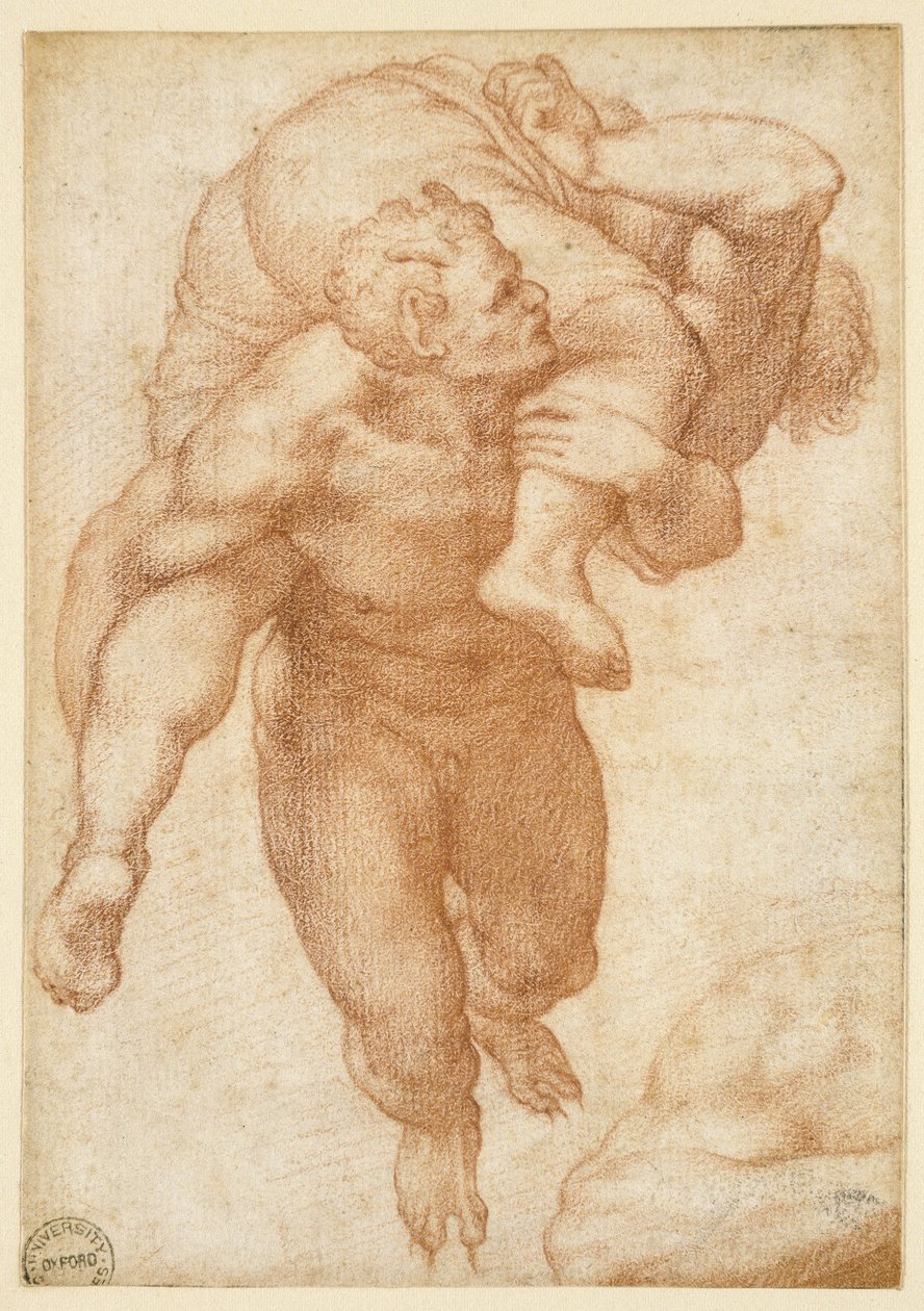 Groep uit het Laatste Oordeel door Michelangelo Buonarroti