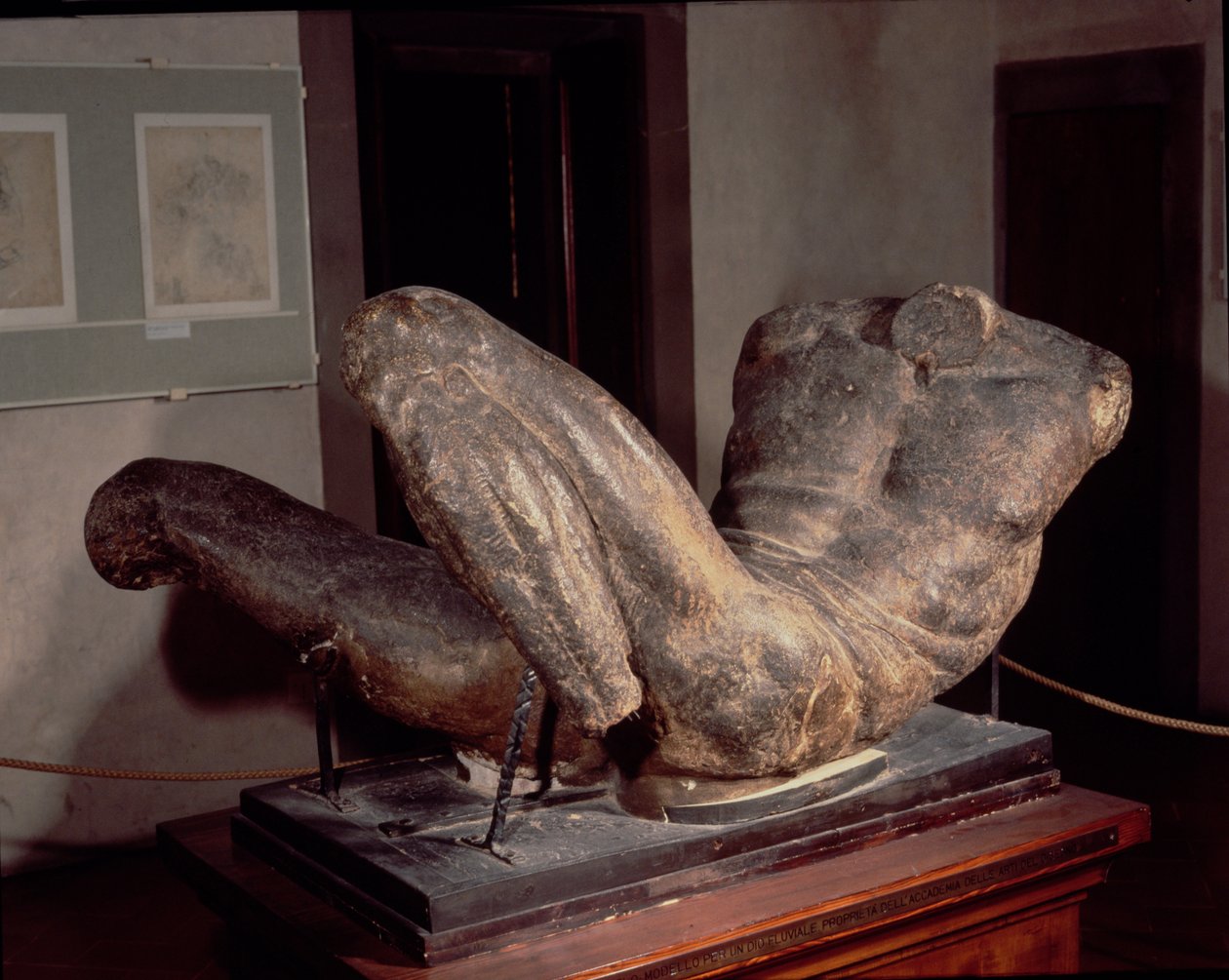 Riviergod, c.1524-27 door Michelangelo Buonarroti