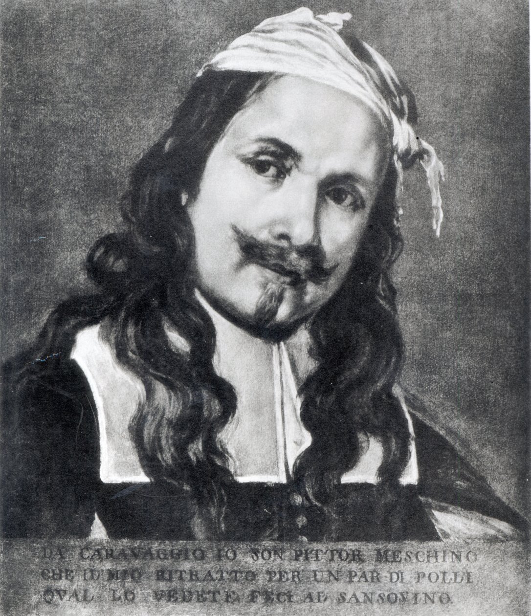 Zelfportret door Michelangelo Merisi Caravaggio