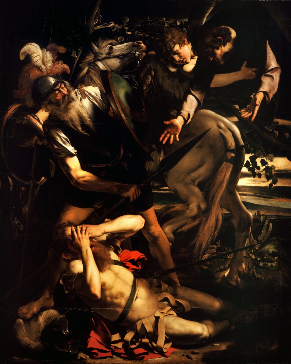 De Bekering van Sint-Paulus door Michelangelo Merisi Caravaggio