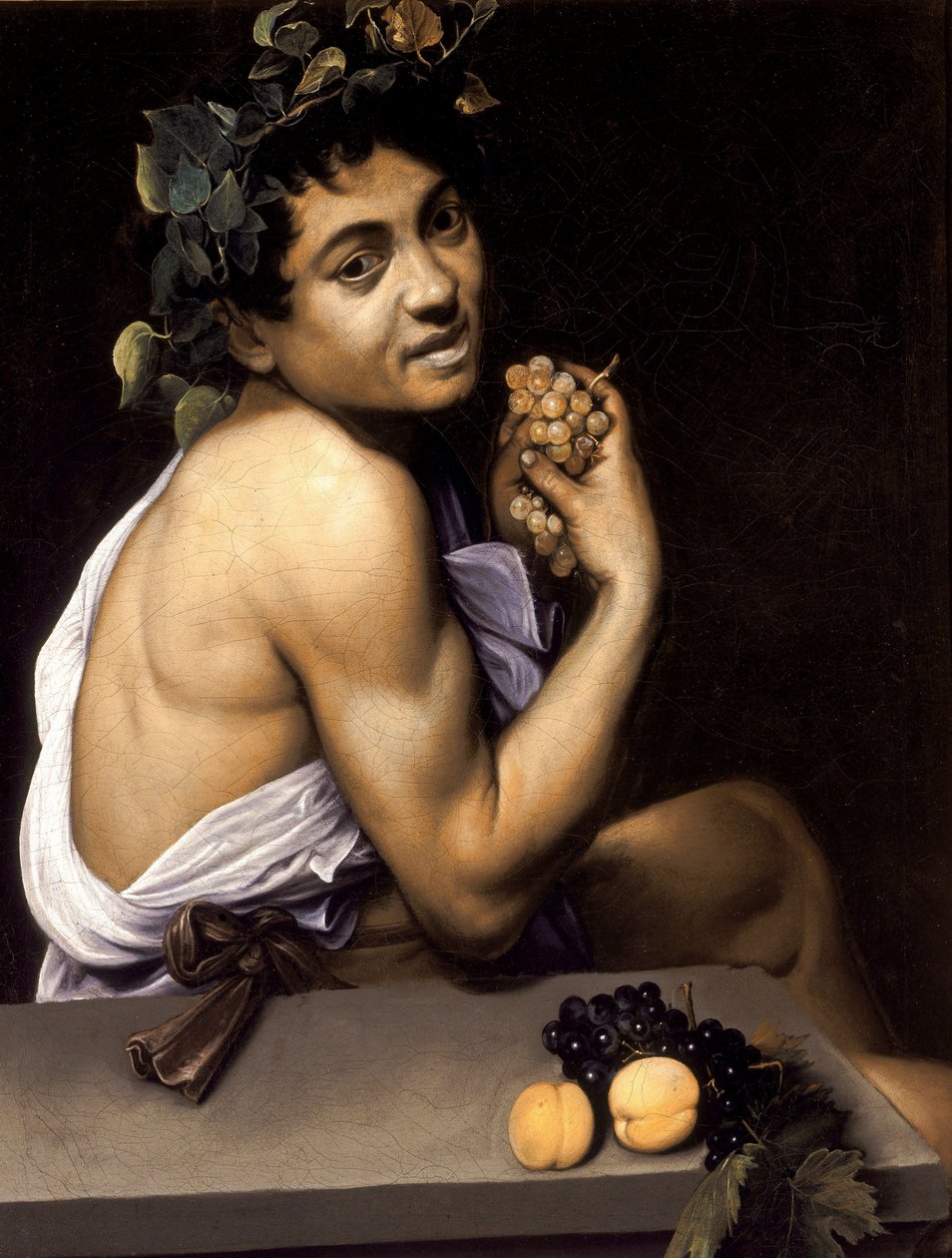 Jonge Zieke Bacchus door Michelangelo Merisi Caravaggio