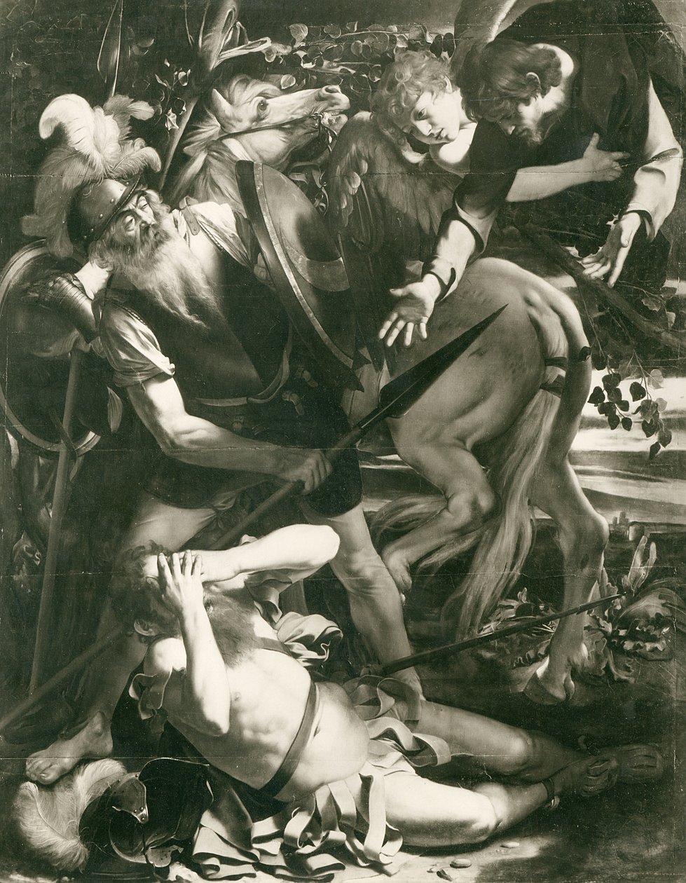 De Bekering van St. Paulus door Michelangelo Merisi Caravaggio
