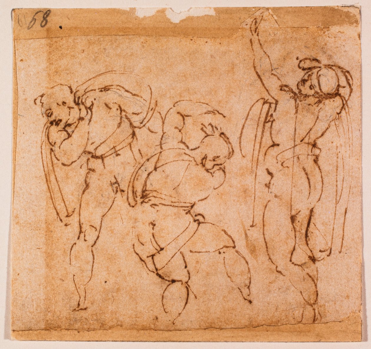 Figurenstudie voor een 