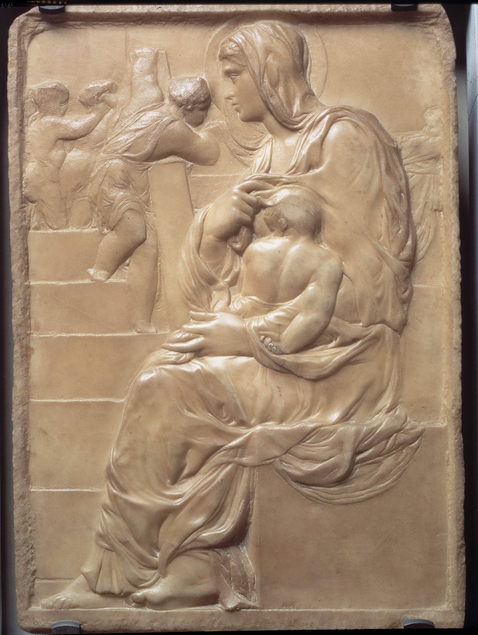 De Madonna van de Trappen door Michelangelo Buonarroti
